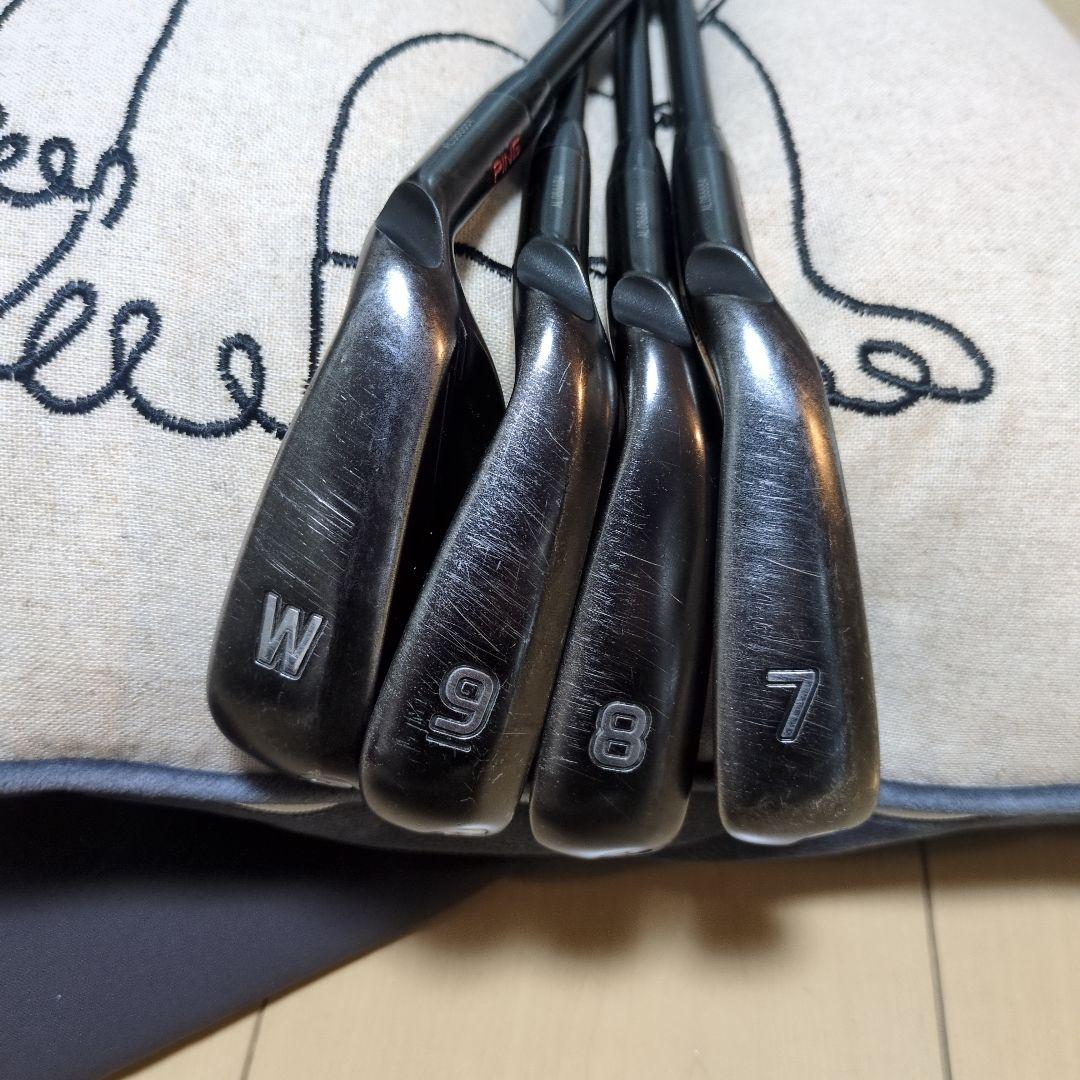 ping　g710 カーボンシャフト　SR PING（ピン） G710 アイアン カーボン SLATE SR 単品 7番 8番 カスタム