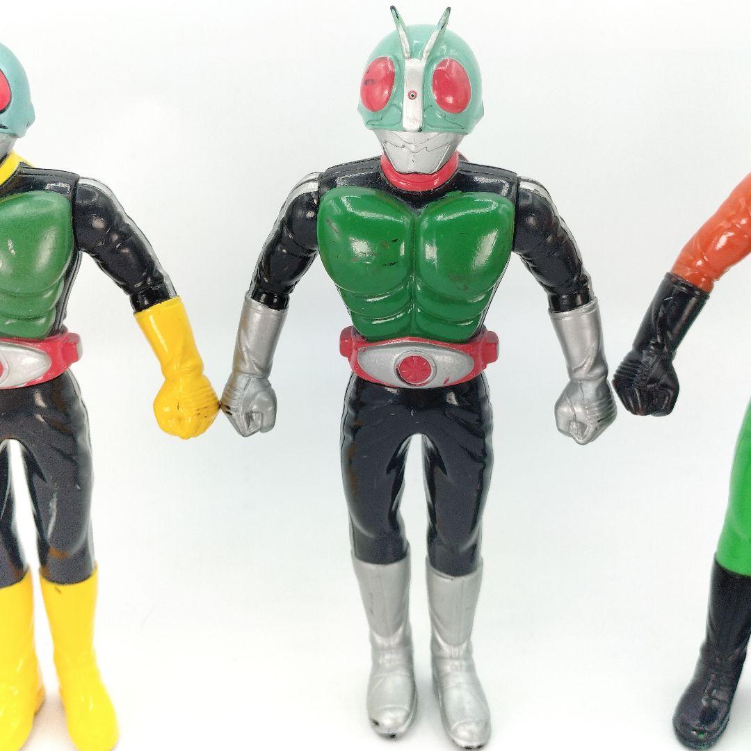 レトロ 仮面ライダー ソフビ ショッカーライダー 新1号 スカイライダー