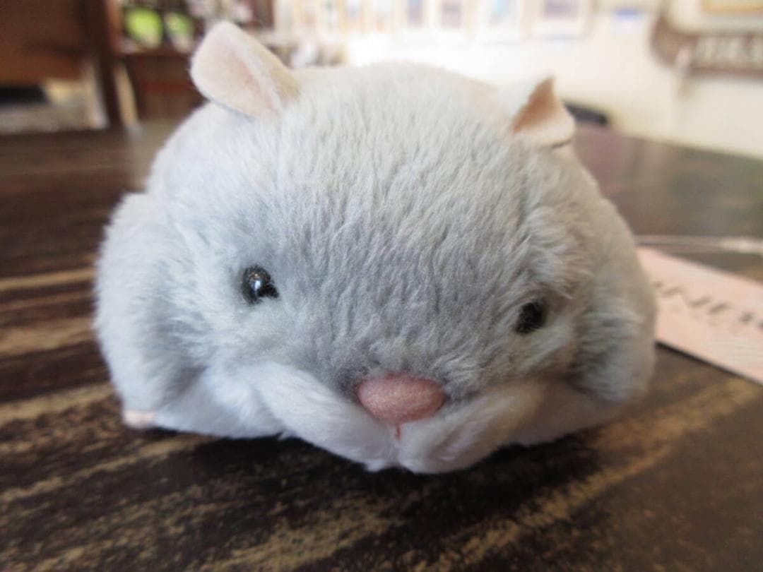 モンスイユ☆小さいハムスターのぬいぐるみ・ボンボン グレー