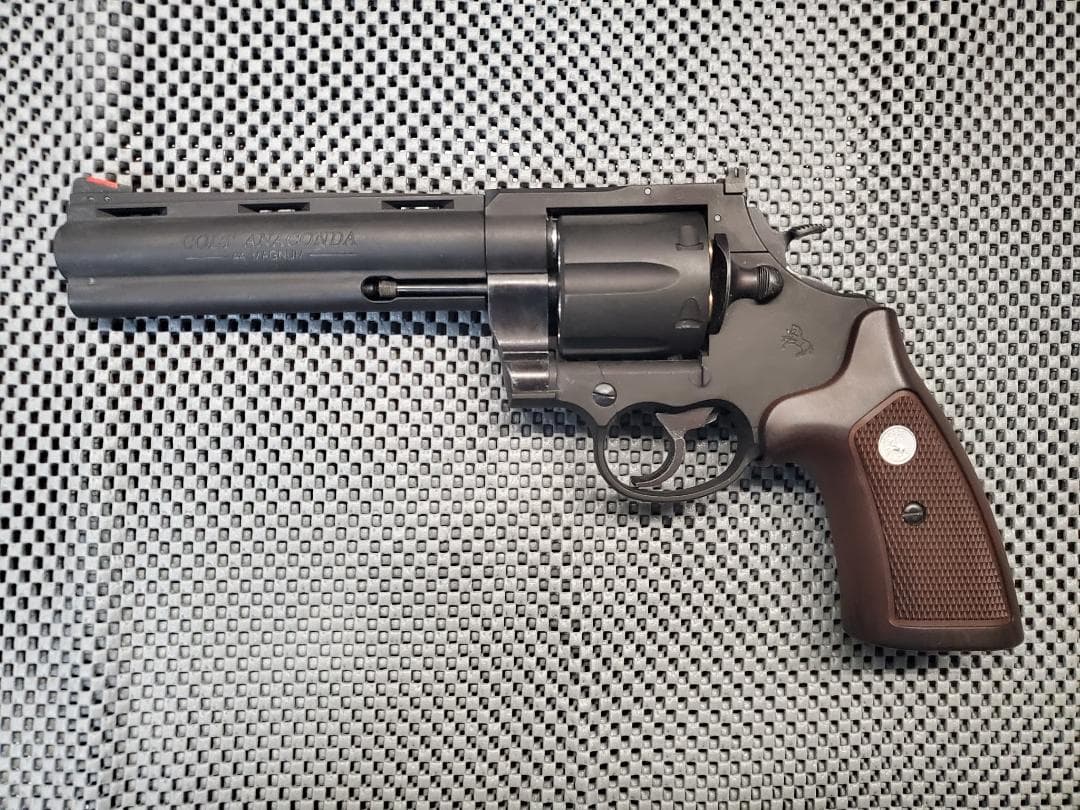 マルシン　コルトアナコンダ　ガスガン　6ｍｍBB　ジャンク品 マルシン ガスガン コルトアナコンダ 8インチ 6mmBB 木製グリップ仕様