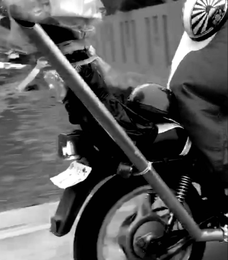 竹槍マフラー 50.8 アルミ - メルカリ