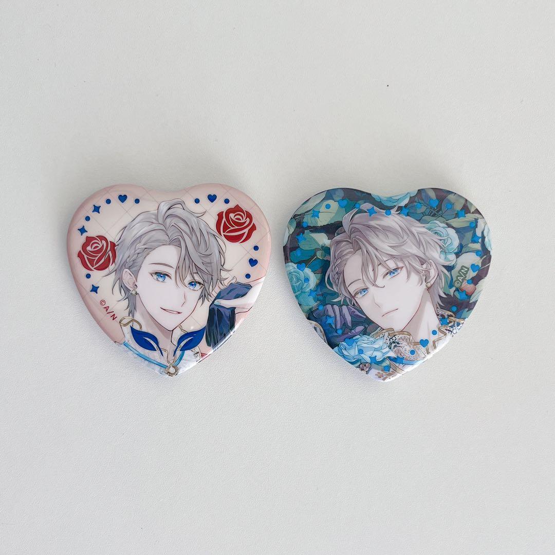 にじさんじ Rose Valentine ランダムハート型缶バッジ 甲斐田晴 - メルカリ