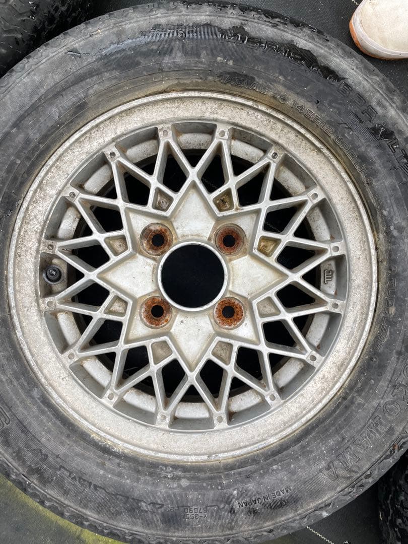 H*a様 12インチ　メッシュホイール　4.5J PCD100 オフセット35