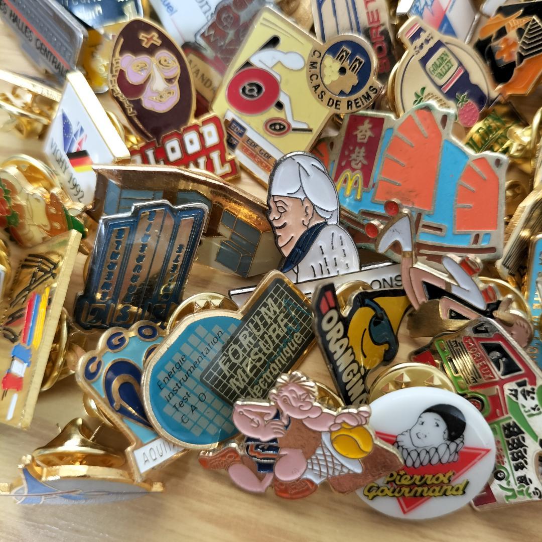 専用50個 ピンバッジ フランス雑貨 まとめ売り ピンバッチ 50-313-3