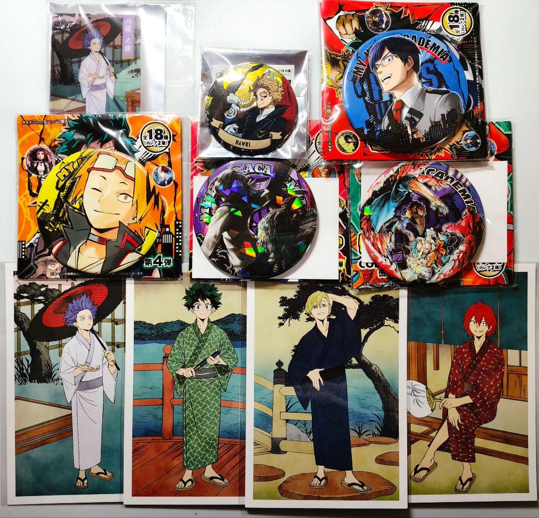 ヒロアカ 緑谷 壊理 トガ 上鳴 切島 ホークス 他 缶バッジ 他 セット
