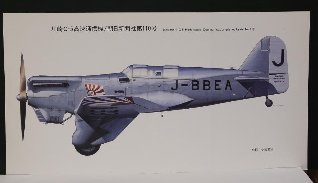 小池繁夫 富士重工業 「世界の名機カレンダー」切り抜き 約 120枚