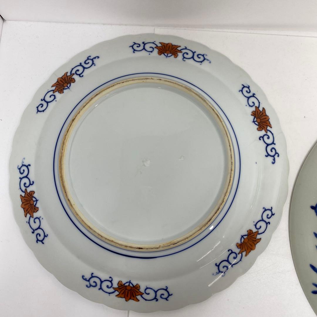 古伊万里 染錦 染付大皿4枚 美人画木箱付 タニコ 東さ7-0626⑥ - メルカリ