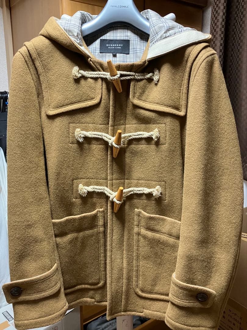 BURBERRY BLACK LABEL ダッフルコート M キャメル 中古・古着通販】BURBERRY BLUE LABEL (バーバリーブルーレーベル