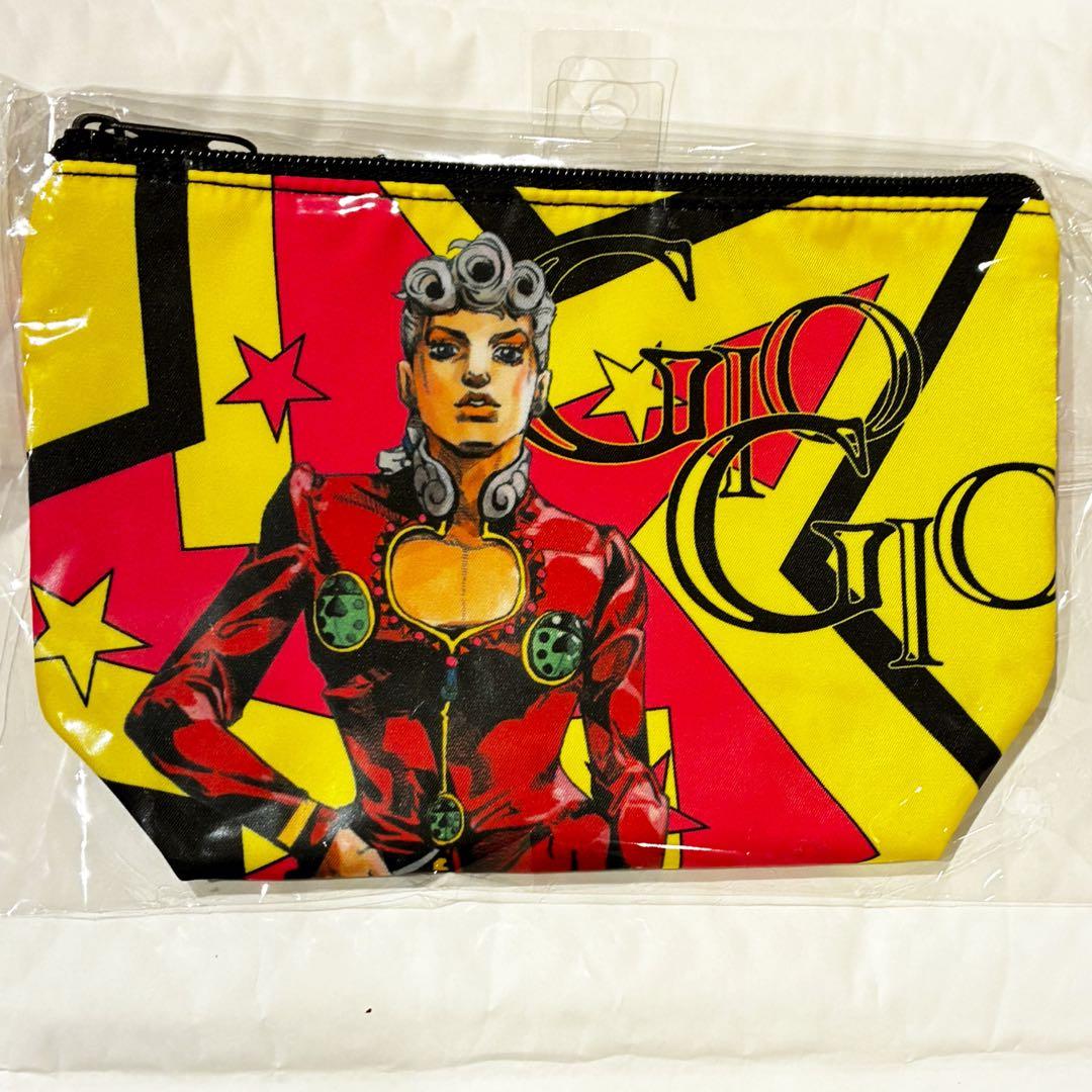 ジョジョワールド 荒木飛呂彦描き下ろしイラストポーチ ジョルノ