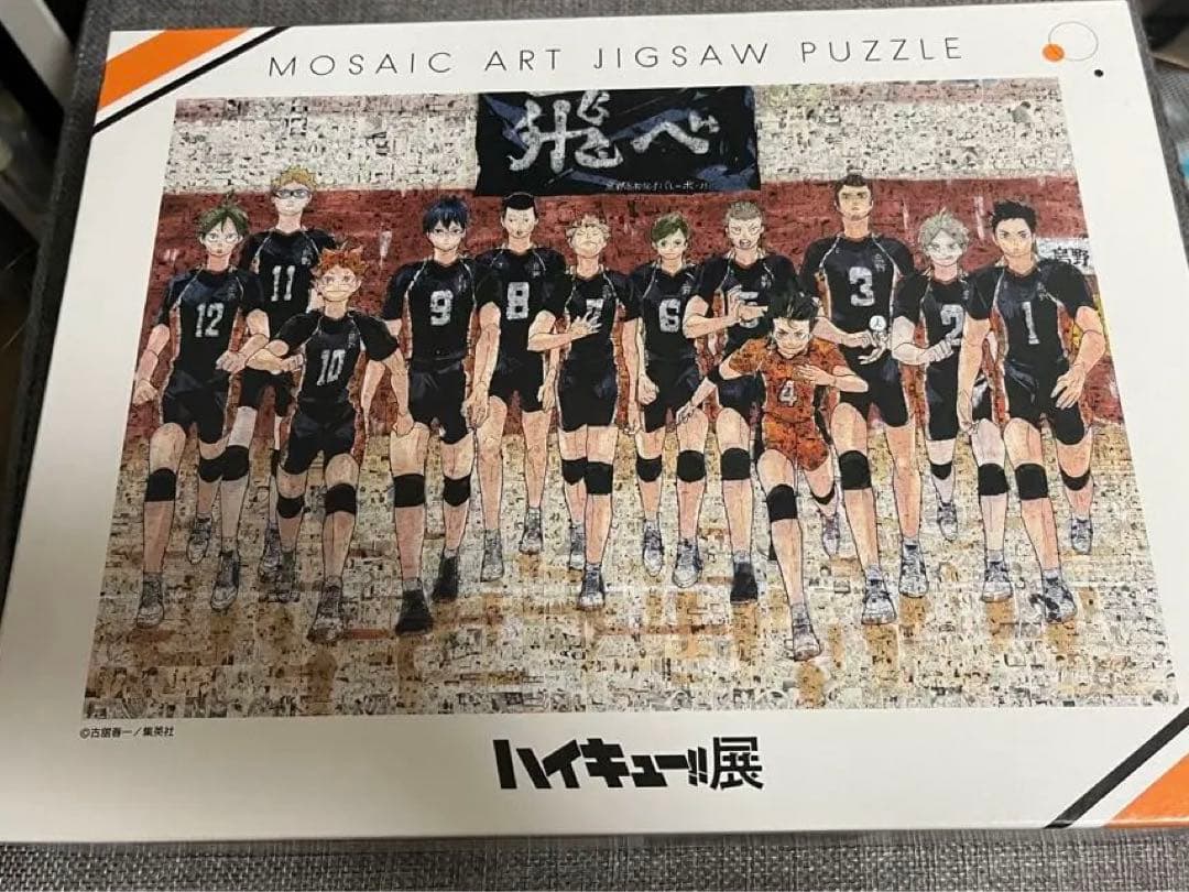 ハイキュー!!展 モザイクアート ジグソーパズル ハイキュー ジグソーパズル モザイクアートパズル 1000ピース 完成品