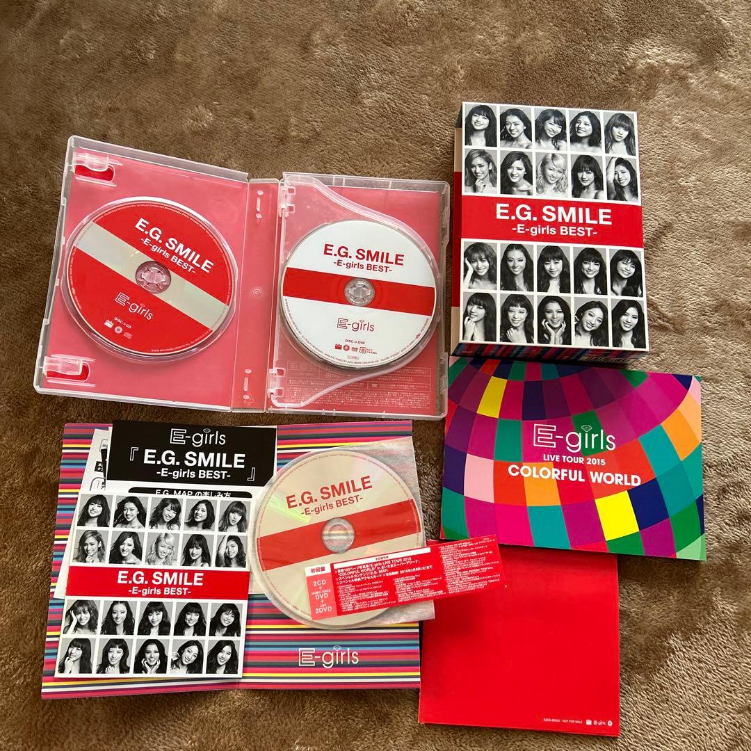E.G.SMILE-Egirls BEST 初回盤特典付 CD DVD BEST - メルカリ