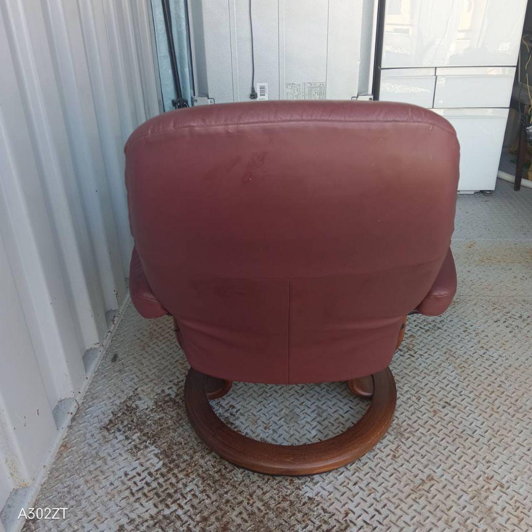 送料設置無料 別荘保管品 エコーネス ストレスレスチェア