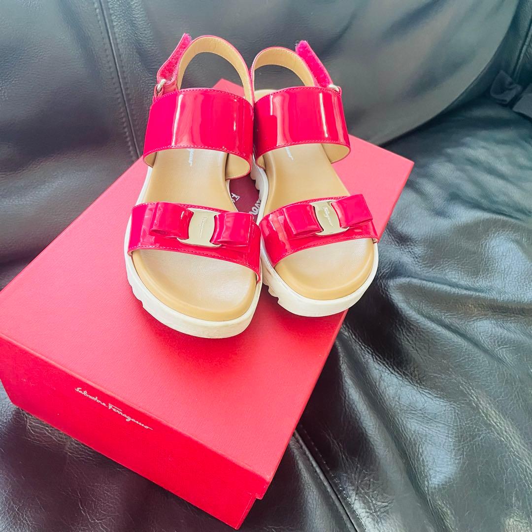 Ferragamo フェラガモ キッズ サンダル 31 19cm相当 - メルカリ