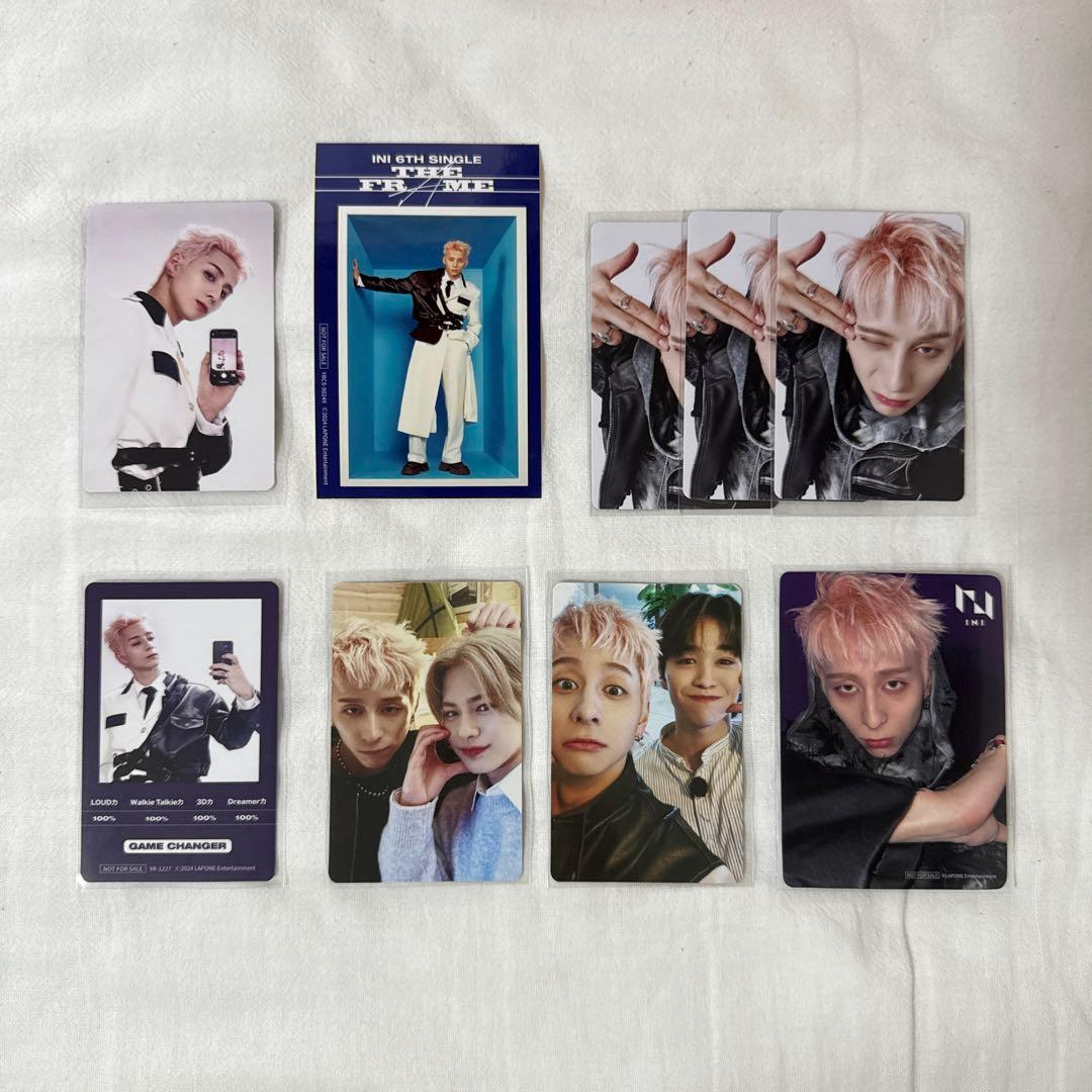 INI THE FRAME 封入 店舗特典 トレカ ステッカー 西洸人 - メルカリ