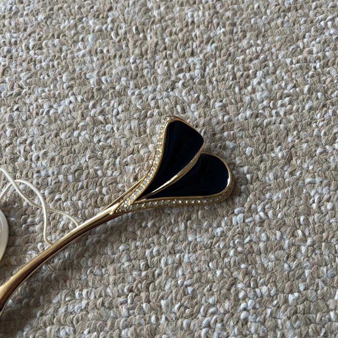 Dior ディオール ゴールド ラインストーン ヴィンテージ ブローチ