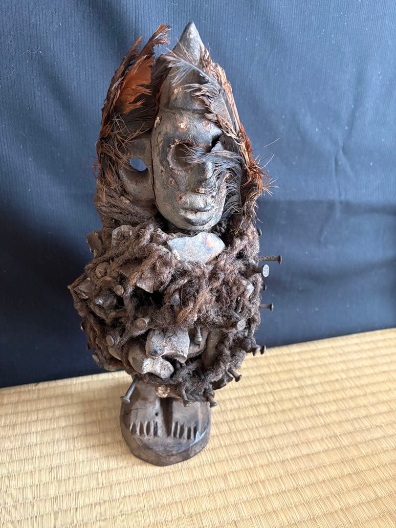 呪物 アフリカンアート ンキシ ンコンディ - メルカリ