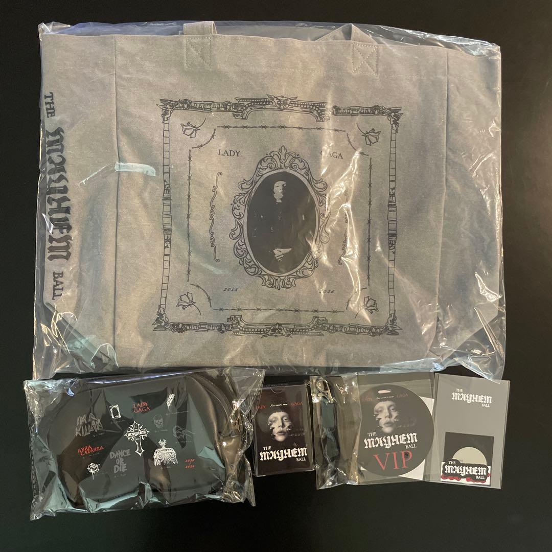 レディー・ガガ2026 VIP SILVER 限定グッズ＋トートバッグ LADY GAGA THE MAYHEM BALL グレートート&VIPシルバー席特典｜Yahoo