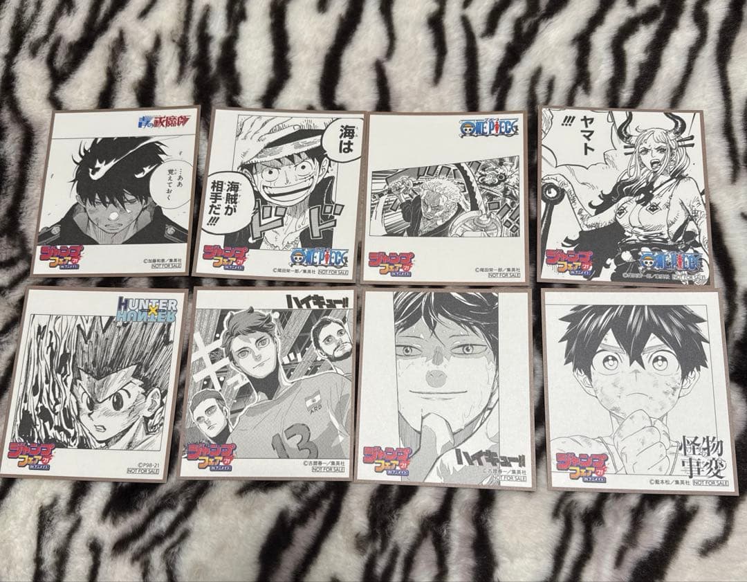 ジャンプフェア21 IN アニメイト 特典色紙 ジャンプフェア in アニメイト2021 フェア限定特典の全絵柄解禁!