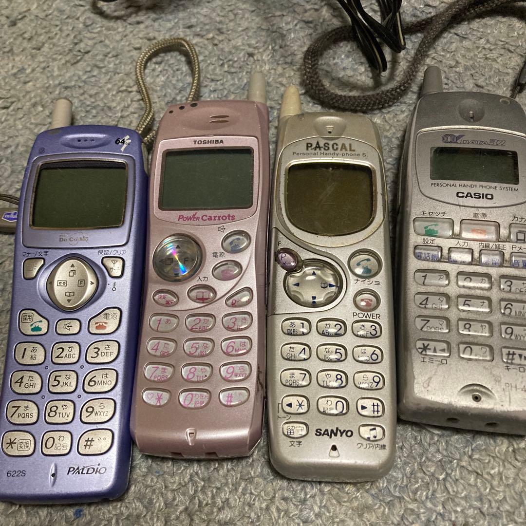 いろんなPHS ジャンク品、新品DoCoMo D501i 6代セット - メルカリ