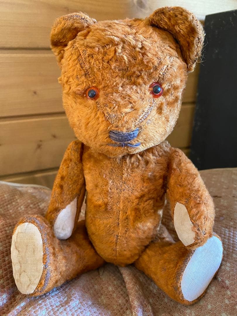 三匹のねずみ】藤井勘助 鉛筆画 木製フレーム付き