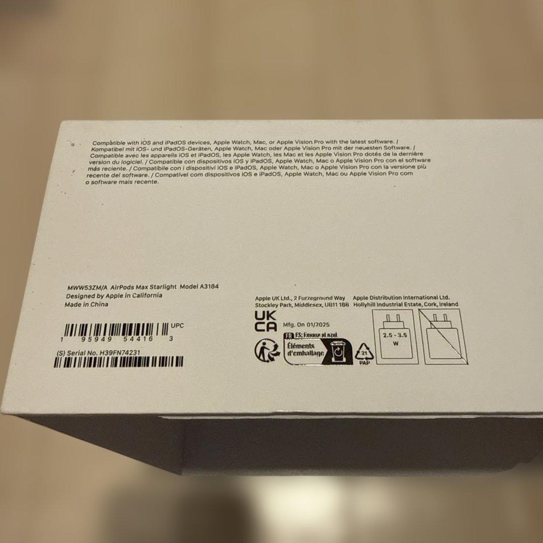 限定保証品】AirPods Max 第二世代 スターライト タイプC - メルカリ