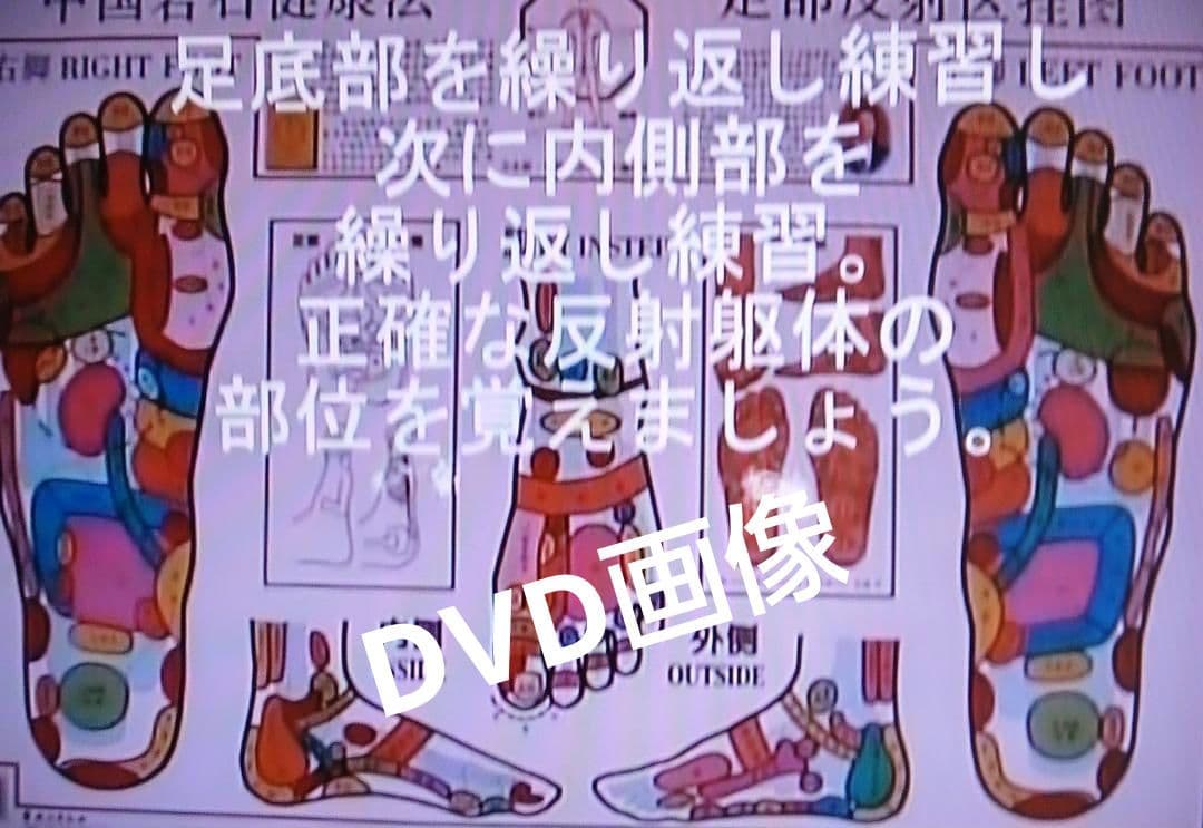 A6:足つぼ（DVD）学ぶ・足部反射療法自己練習用基礎編プロの教材set