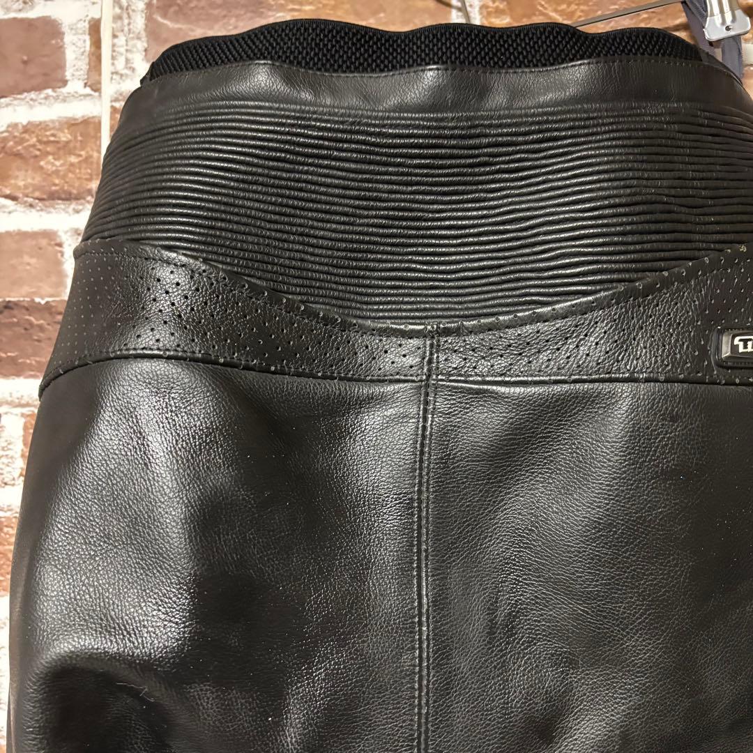 RS タイチ RS TAICHI パンチングレザーパンツプロテクター牛革Lサイズ