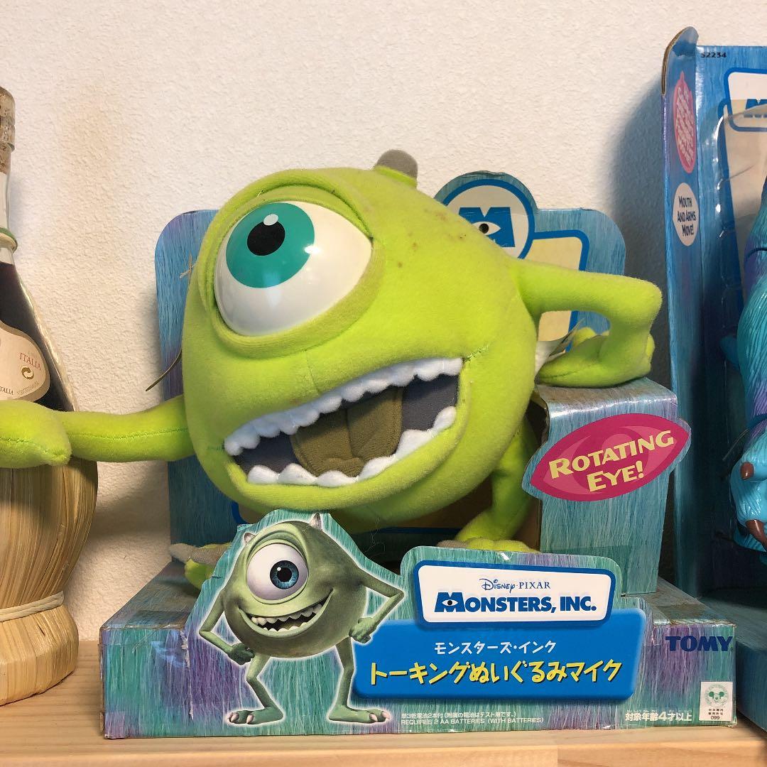 モンスターズインク トーキングぬいぐるみ マイク - メルカリ