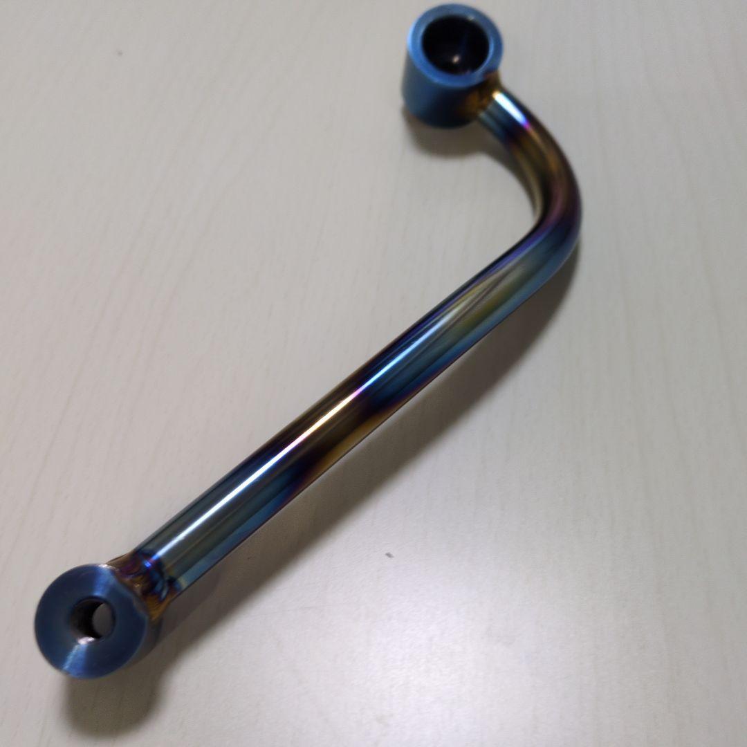 チタン製 バイクマフラーステー スーパーバイク 【メーカー直送】スーパーバイク マフラーステー