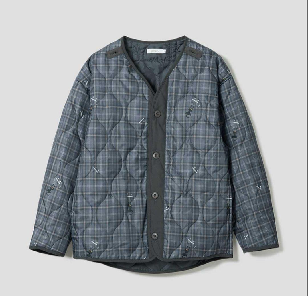 グラニフ ショートモッズコート ビューティフルシャドー Lサイズ 3WAY