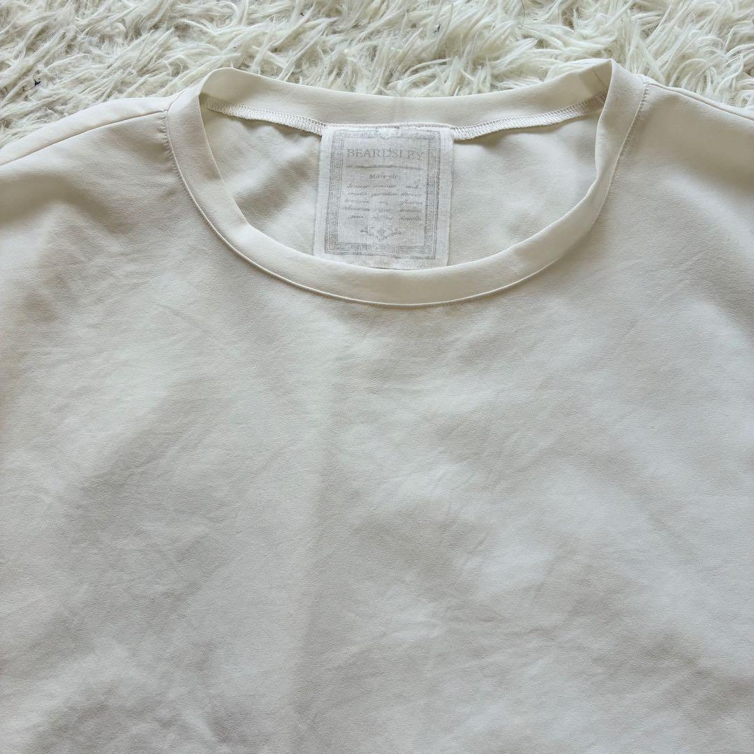 最終価格　BEARDSLEY 《LIVETART》後ろドレープ Tブラウス