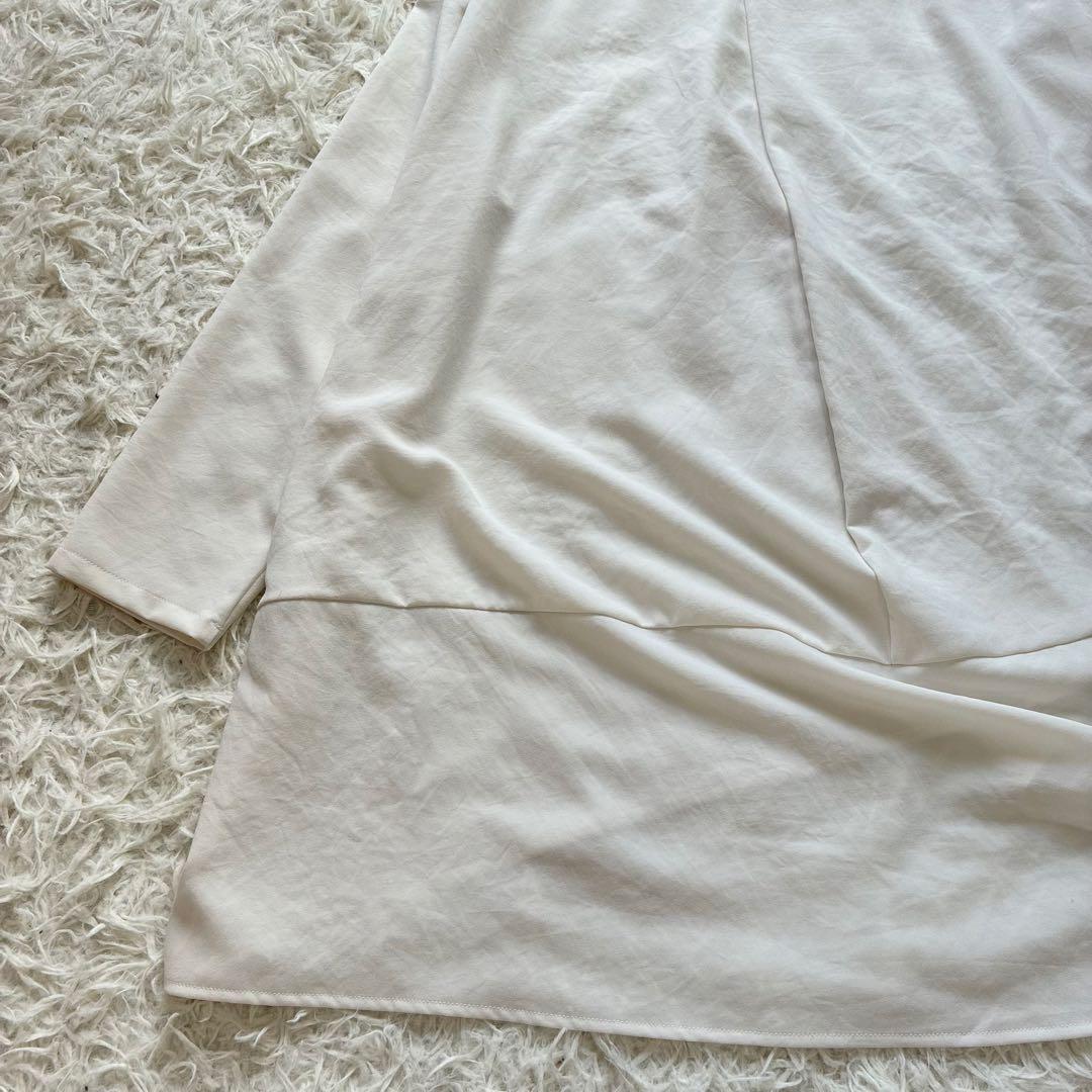 最終価格　BEARDSLEY 《LIVETART》後ろドレープ Tブラウス