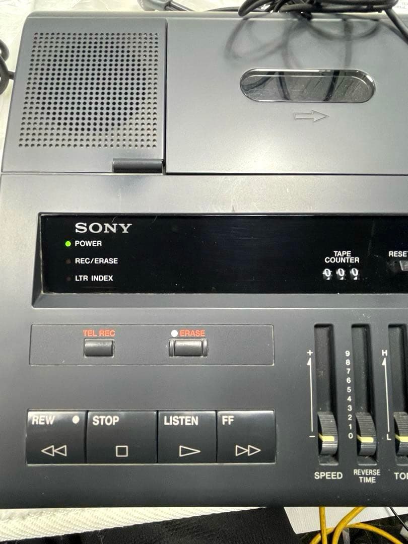廃盤品】希少品SONY BI-85T ディクテーター トランスクライバー - メルカリ