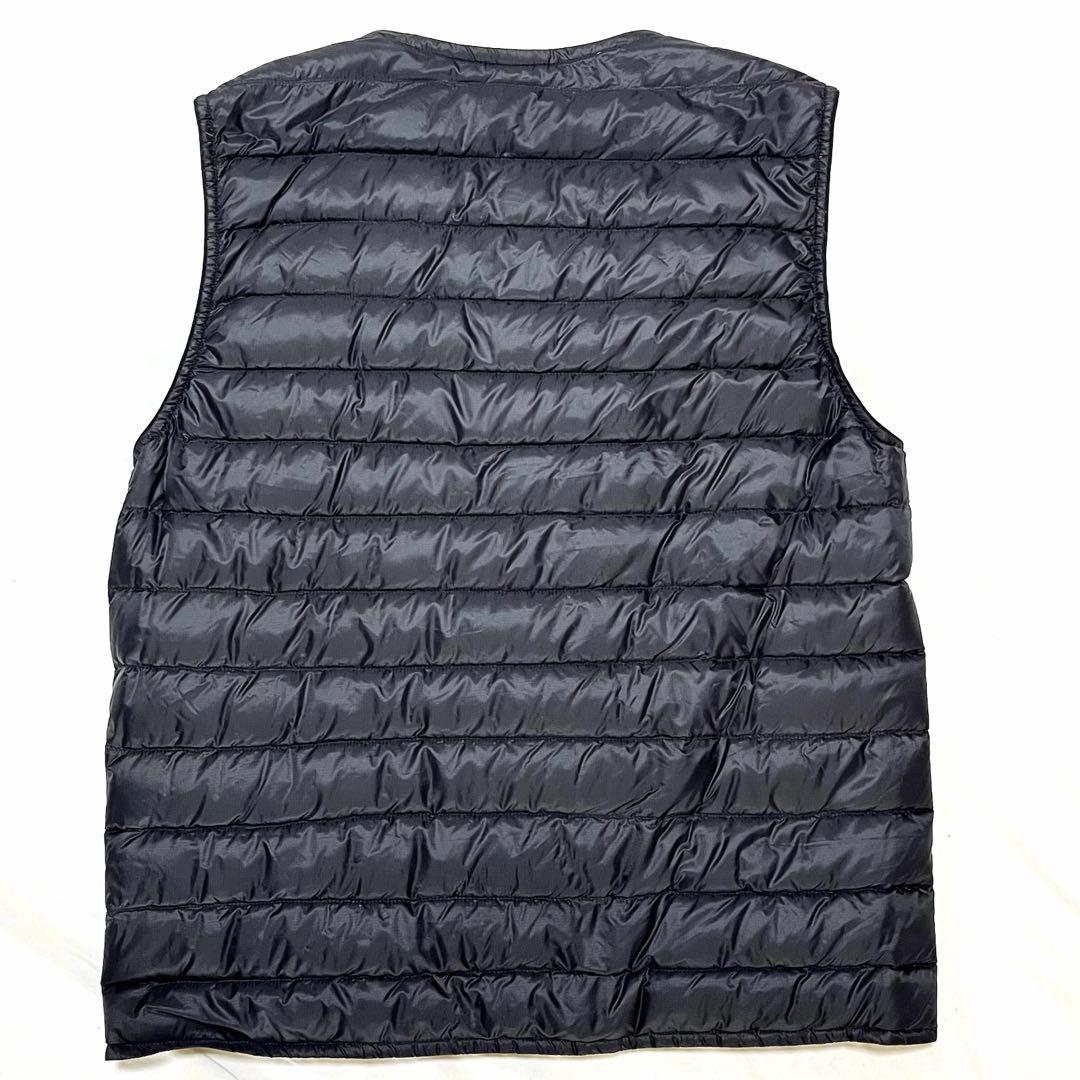 美品】モンベル スペリオダウン ラウンドネックベスト ブラック M