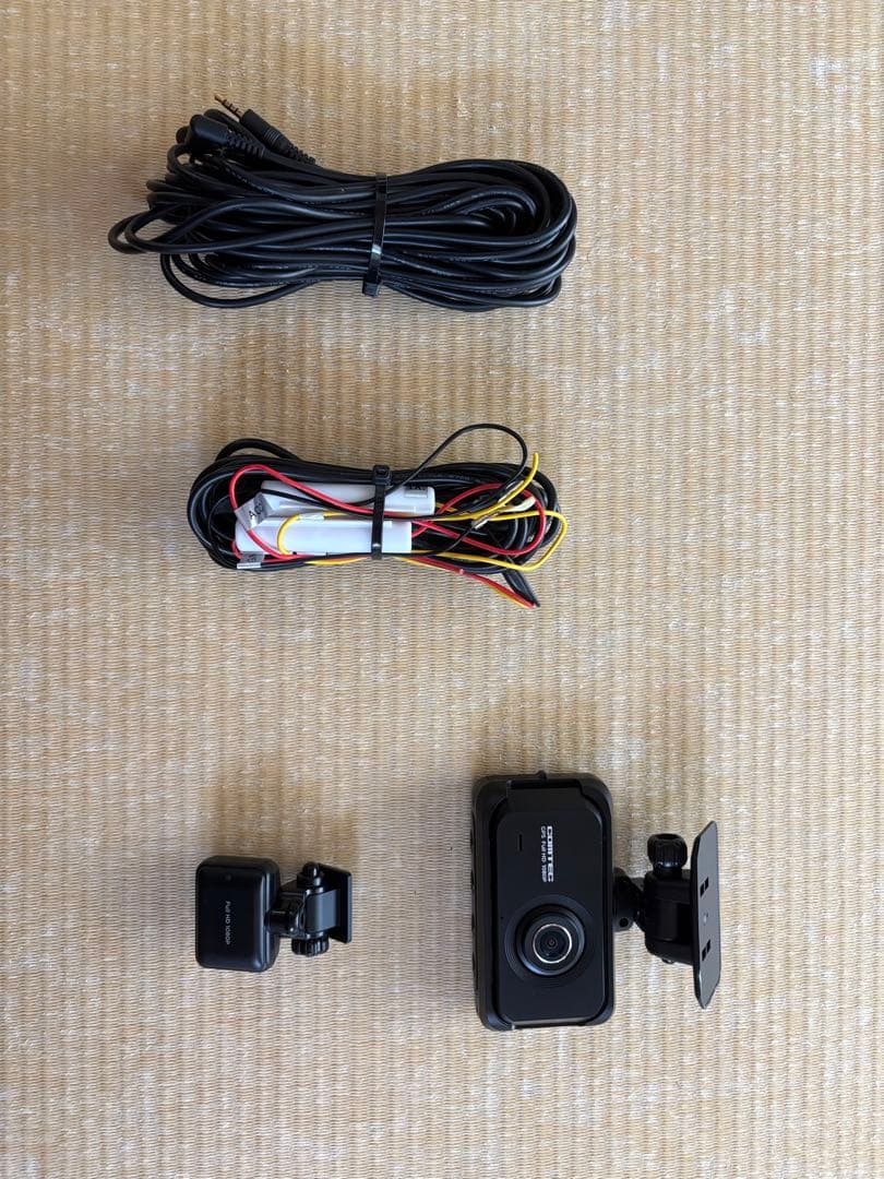 美品！ZDR055 コムテック ドライブレコーダー　駐車監視機能付き コムテック（Comtec） ドライブレコーダー ZDR035+HDROP-14 駐車監視