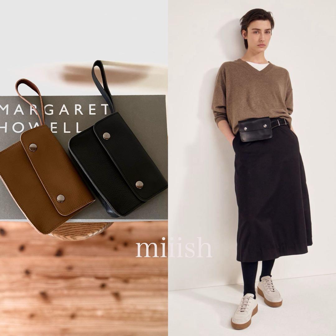 2024 代官山店限定 マーガレットハウエル レザーショルダーバッグ