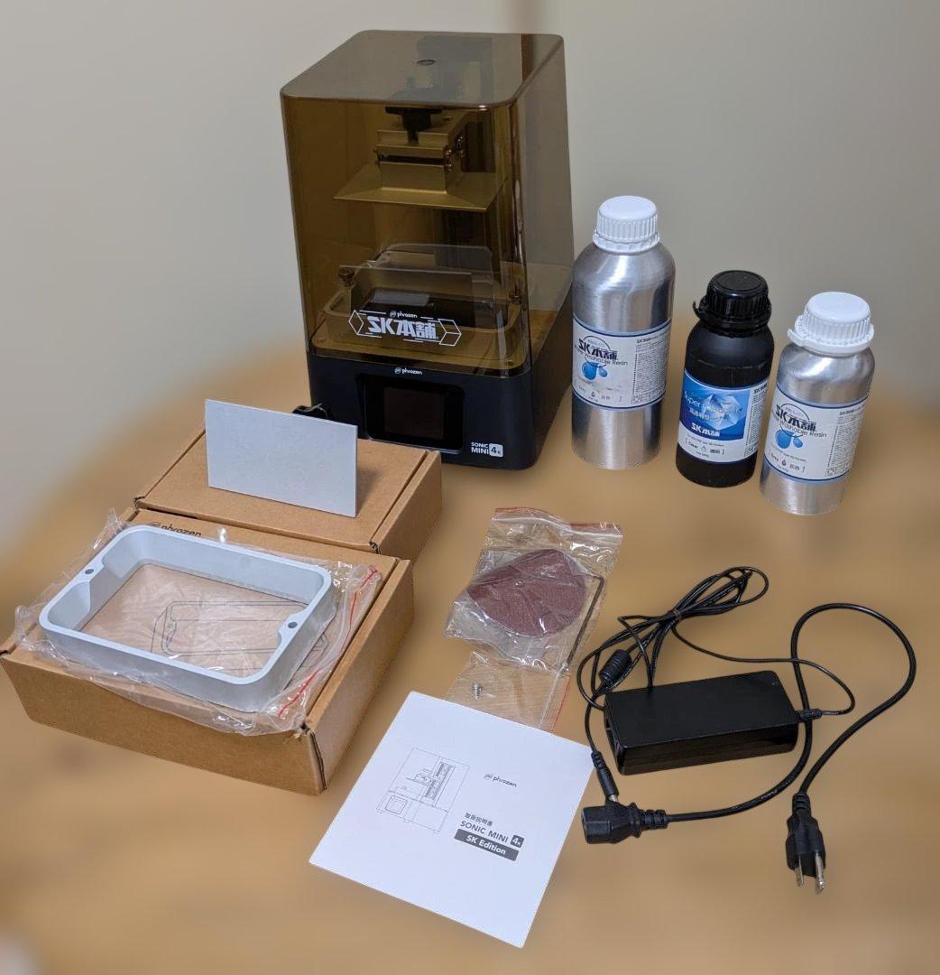 Phrozen Sonic Mini 4K SK版 本体＋予備付 中古 販売終了】Phrozen 光造形方式 3Dプリンター 『Sonic Mini 4K SK