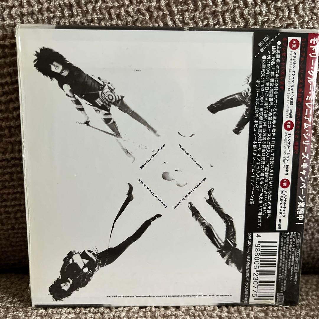 CD紙ジャケット仕様☆モトリー•クルー「華麗なる激情」他 、5枚セット