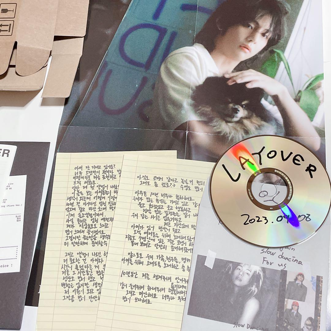 テヒョン BTS V テテ アルバム Layover 緑 Greenトレカ - メルカリ