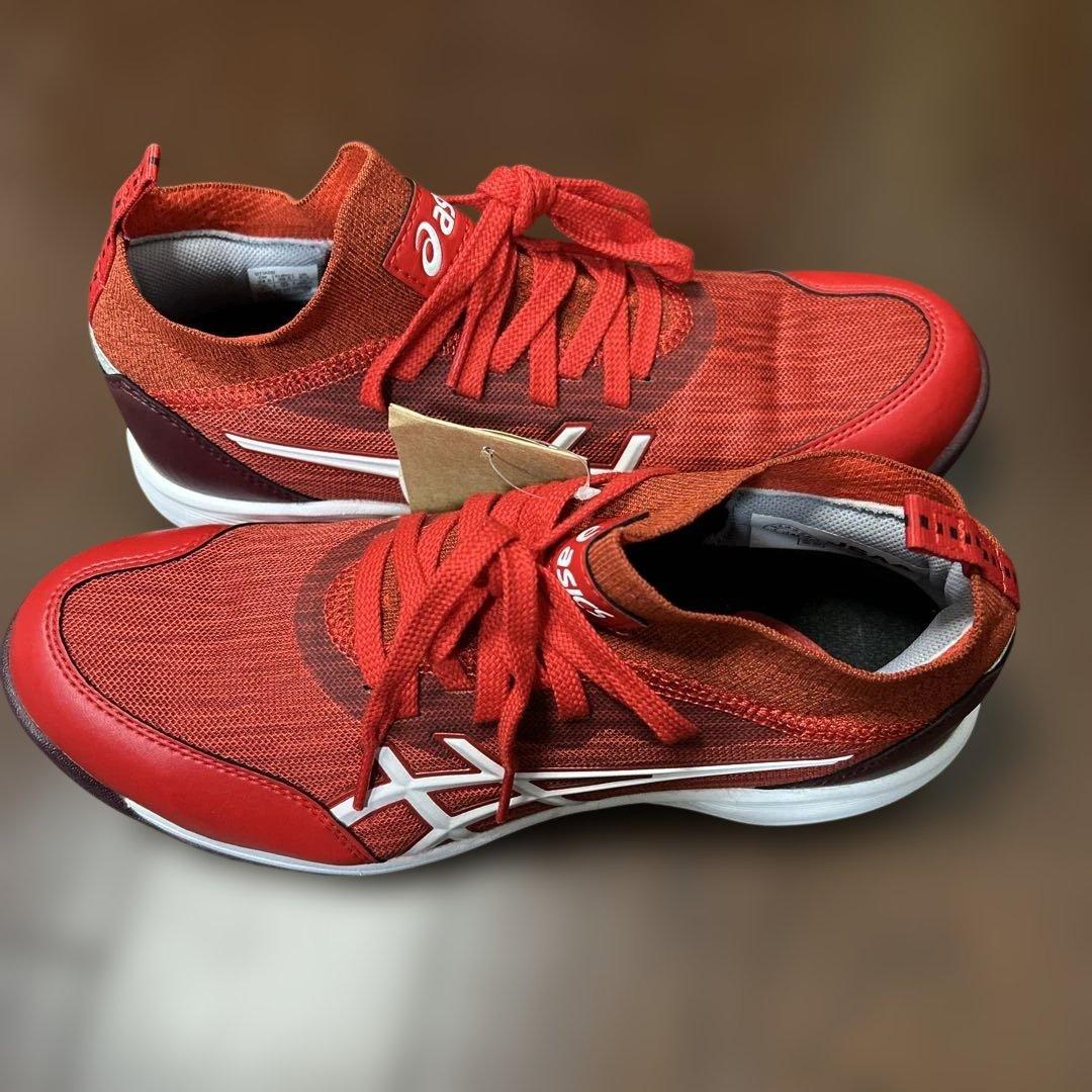 asics アシックス　安全靴　ウインジョブ　タグ付き美品　24.5cm