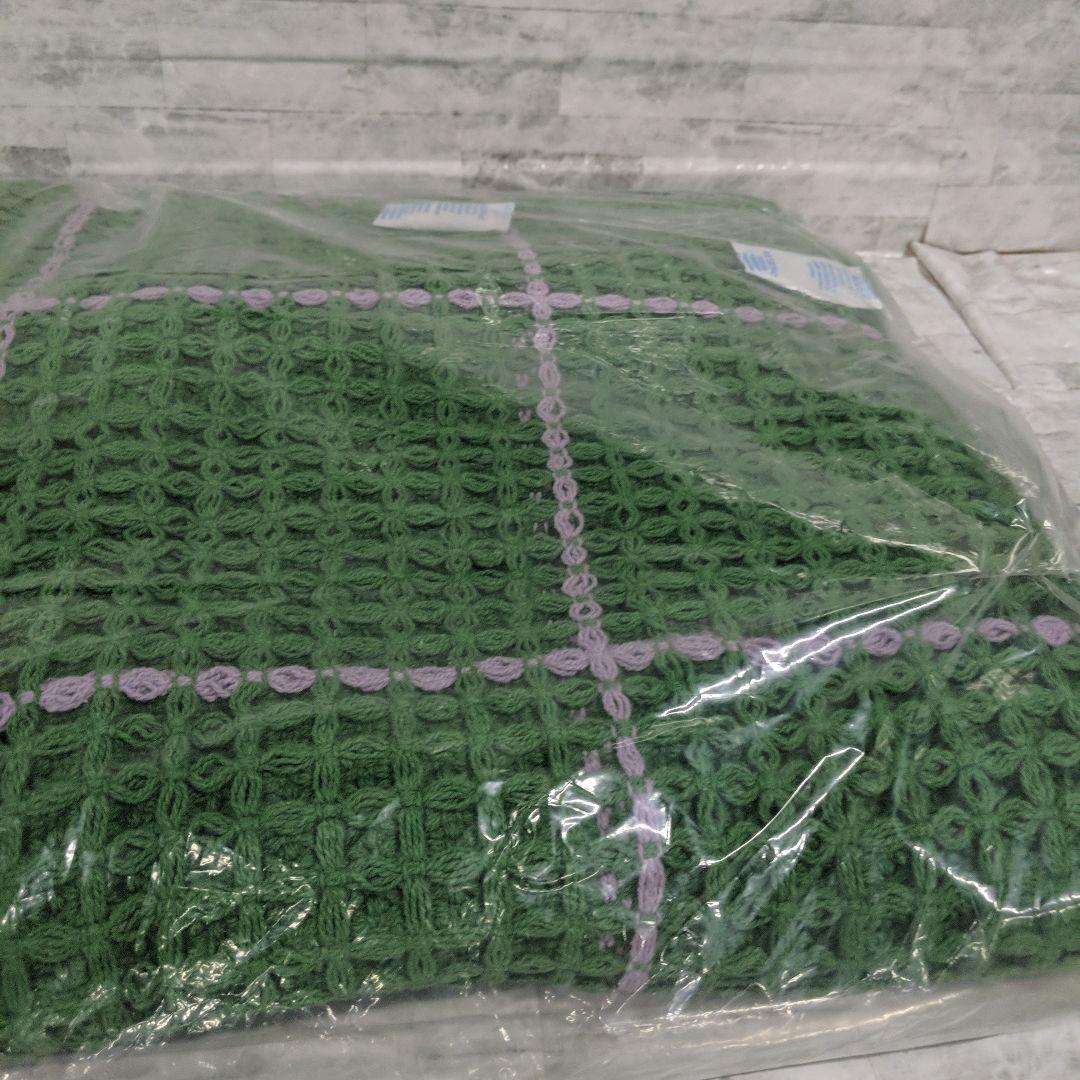 SKMR954 △ ラグ フランフラン ワッフル ウィンドウペン コットンラグ