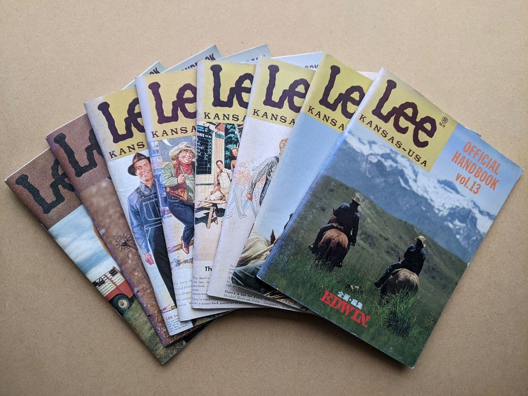 Lee 90年代カタログ(OFFICIAL HANDBOOK) 8冊セット - メルカリ