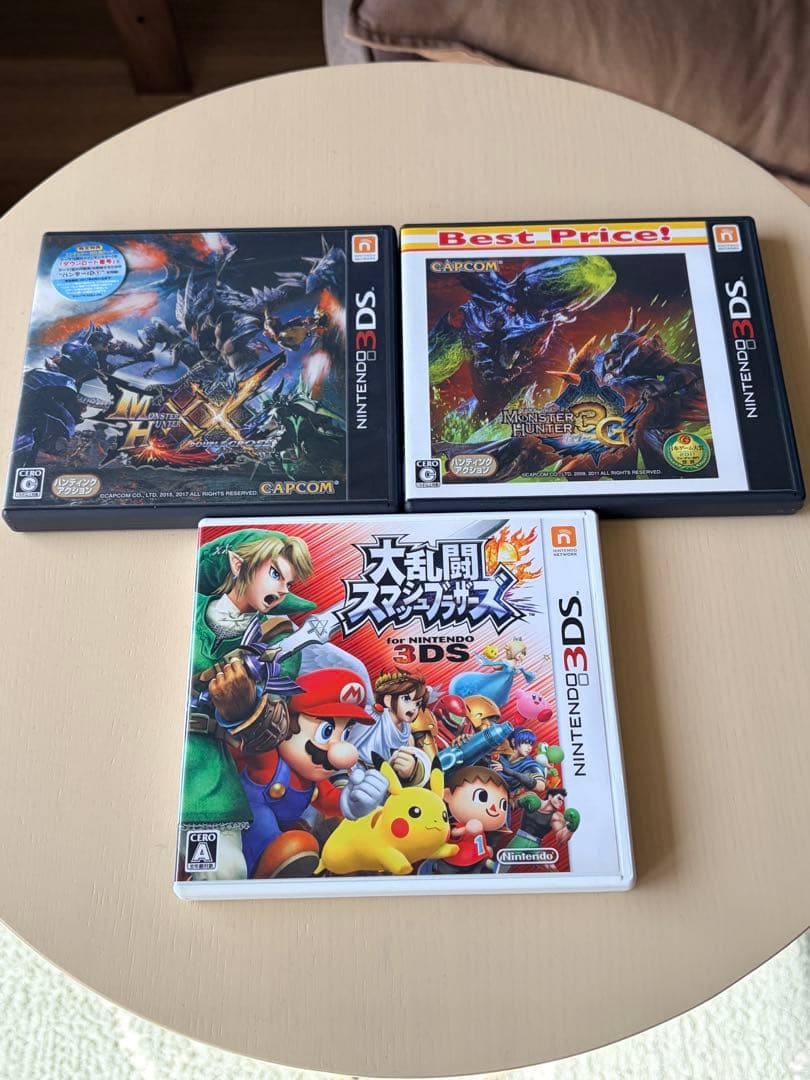 3DSソフト3本まとめ売り】モンハンXX・3G・スマブラ - メルカリ