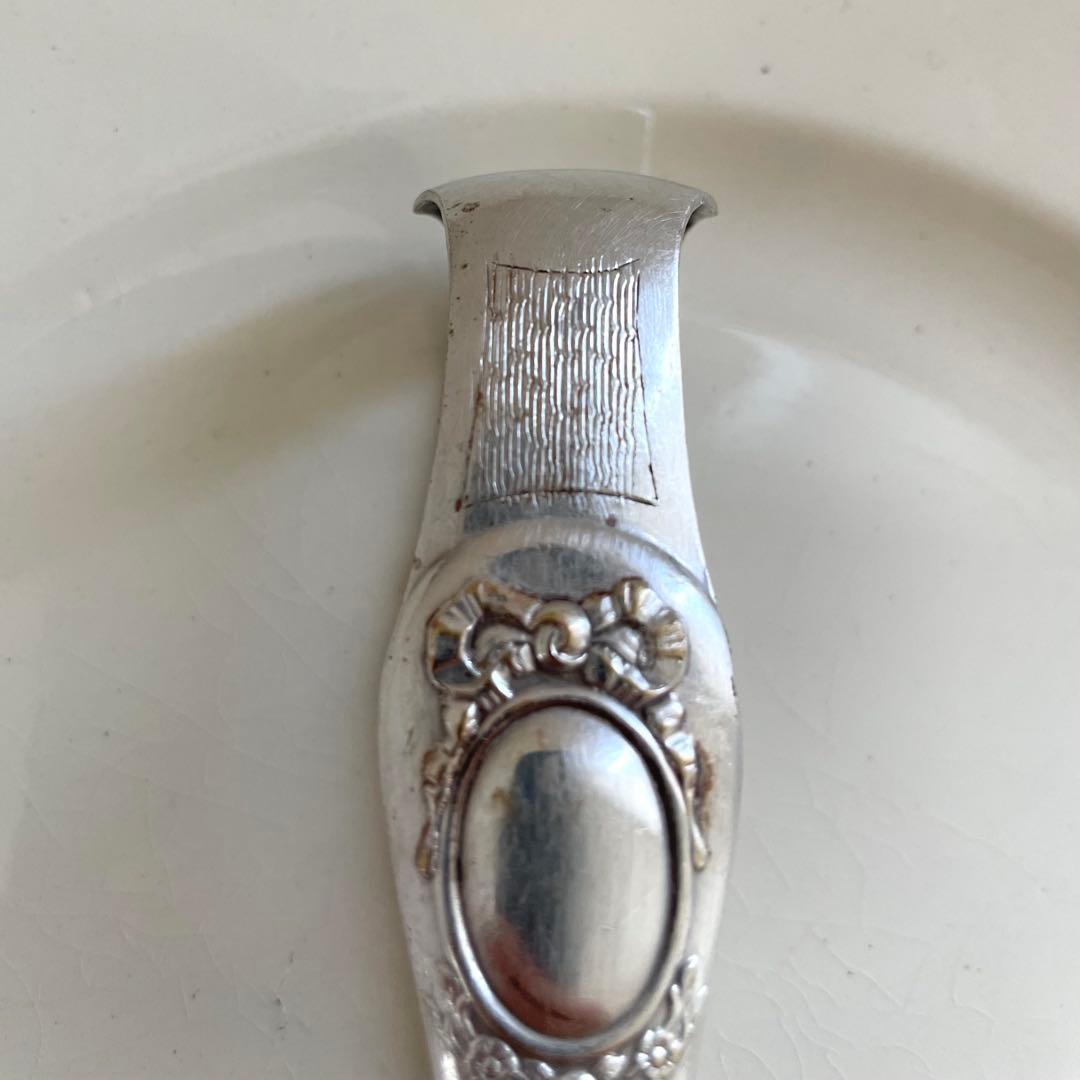 フランス アンティーク]クリストフル獣手シルバーシュガートング刻印