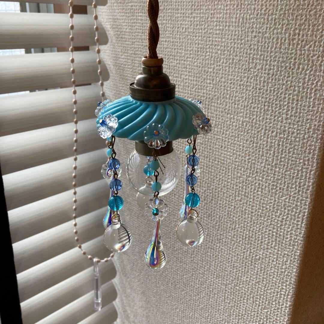 ミニシャンデリア 19世紀 フランス オパールセント アンティーク 超