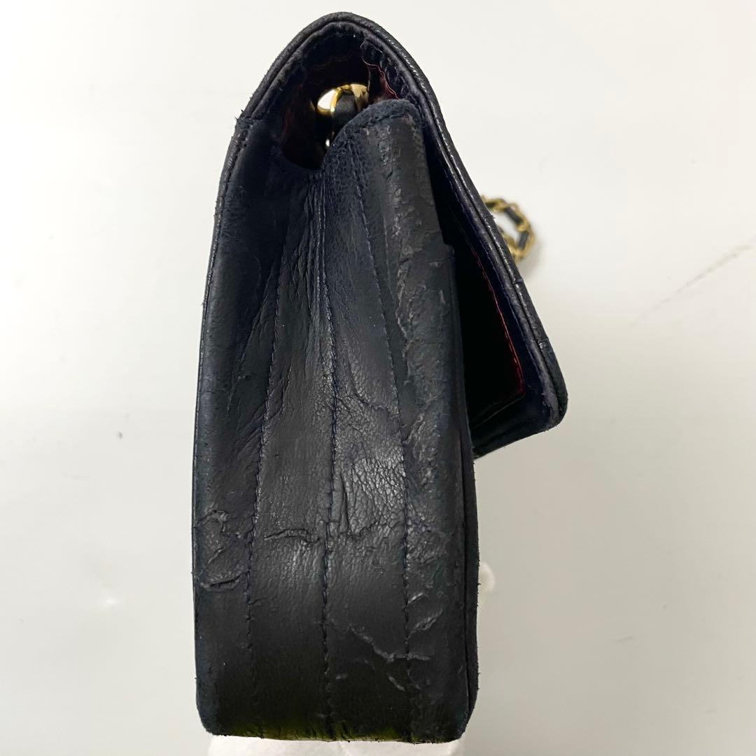 らら様専用シャネル マドモワゼル ラムスキン ターンロック チェーン