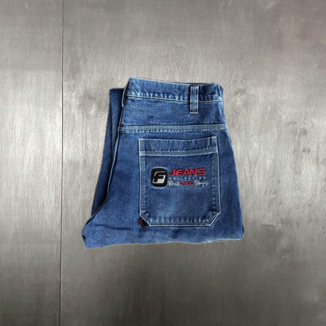 90s FUBU hiphop バギー カーゴ デニム w38 - メルカリ