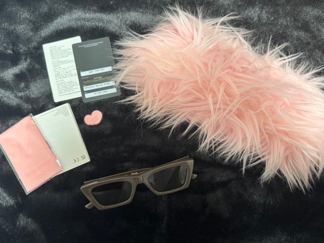 gentle monster ジェニ コラボ サングラス BABY PONY Gentle Monster x Jennie】Jentle Salon☆Baby Pony 01☆Black (Gentle