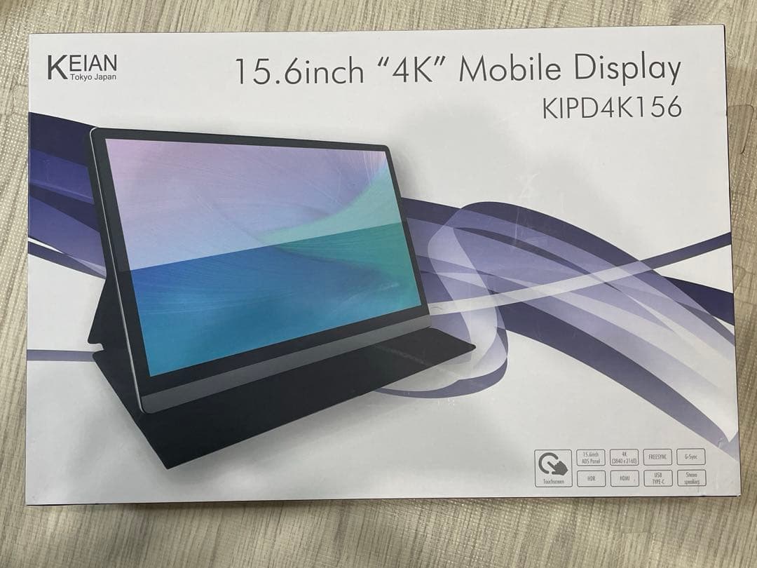 ジャンク品】KEIANモバイル液晶モニター 4K対応 KIPD4K156 - メルカリ