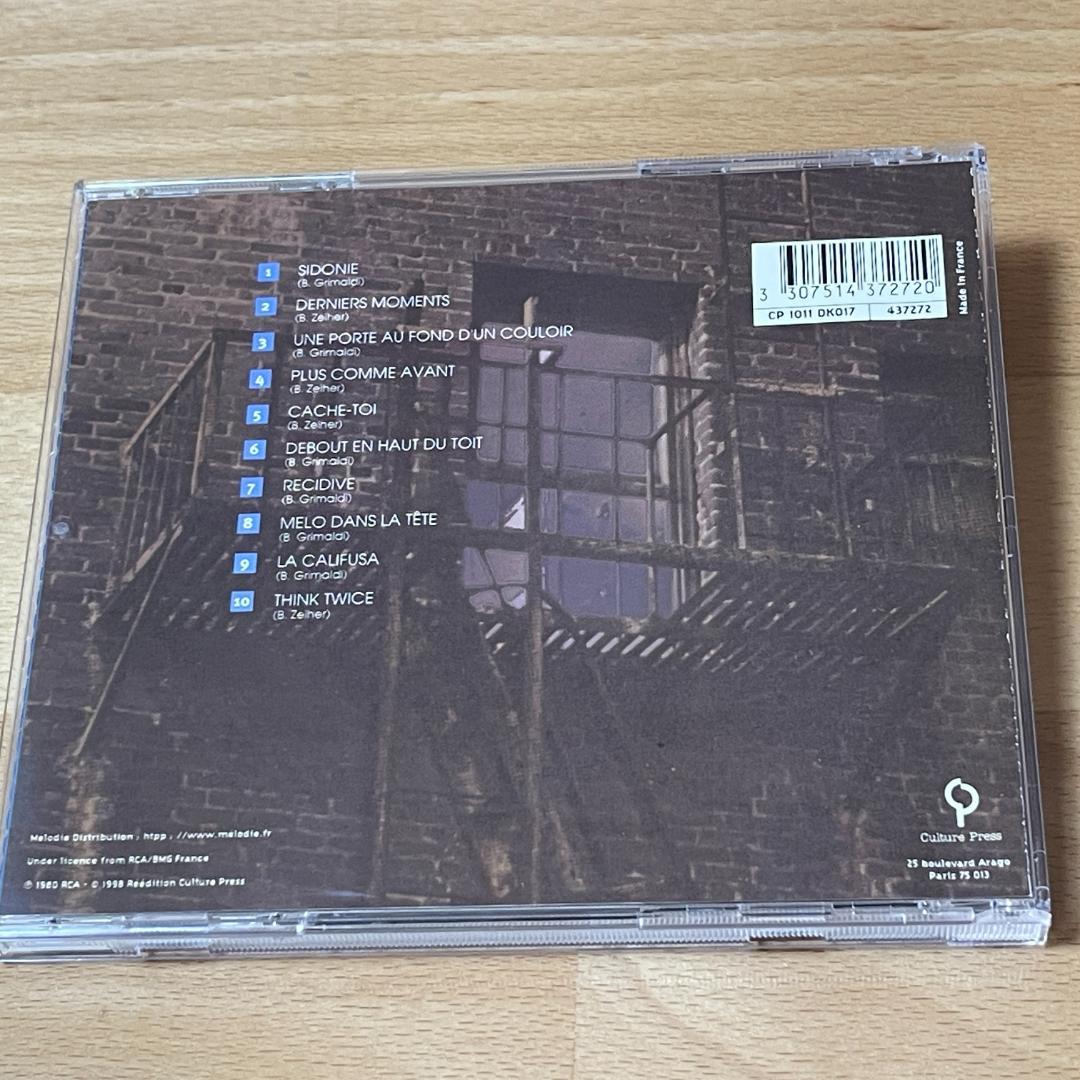 極希少/初CD化/AOR名盤◆GRIMALDI/ZEIHER/RECIDIVE